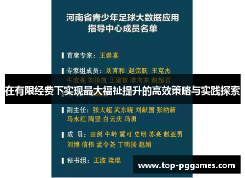 在有限经费下实现最大福祉提升的高效策略与实践探索 在有限经费下实现最大福祉提升的高效策略与实践探索